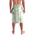 Polynesian Pattern With Plumeria Flowers Lavalava Lime Green