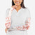 Polynesian Pattern With Plumeria Flowers Arm Sleeves Orange Peach - Polynesian Pride