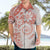 Polynesian Pattern With Plumeria Flowers Hawaiian Shirt Orange Peach