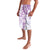 Polynesian Pattern With Plumeria Flowers Lavalava Purple