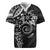 Polynesian Pattern With Plumeria Flowers Rugby Jersey Black