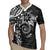 Polynesian Pattern With Plumeria Flowers Rugby Jersey Black