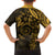 Polynesian Sunset Plumeria Hawaiian Shirt Gold Polynesian Tattoo