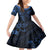Polynesian Sunset Plumeria Family Matching Mermaid Dress and Hawaiian Shirt Navy Polynesian Tattoo