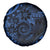 Polynesian Sunset Plumeria Spare Tire Cover Navy Polynesian Tattoo