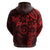 Polynesian Sunset Plumeria Hoodie Red Polynesian Tattoo