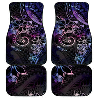 Polynesian Sunset Plumeria Car Mats Galaxy Polynesian Tattoo