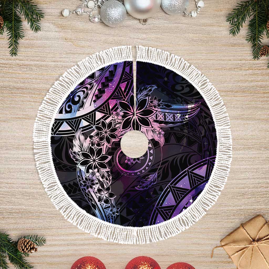 Polynesian Sunset Plumeria Tree Skirt Galaxy Polynesian Tattoo