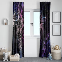 Polynesian Sunset Plumeria Window Curtain Galaxy Polynesian Tattoo