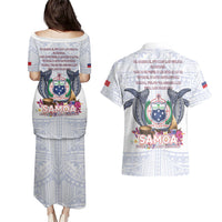 Samoa Independence Day Couples Matching Puletasi and Hawaiian Shirt Samoa United For A New Beginning