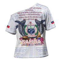 Samoa Independence Day Cross Shoulder Shirt Samoa United For A New Beginning