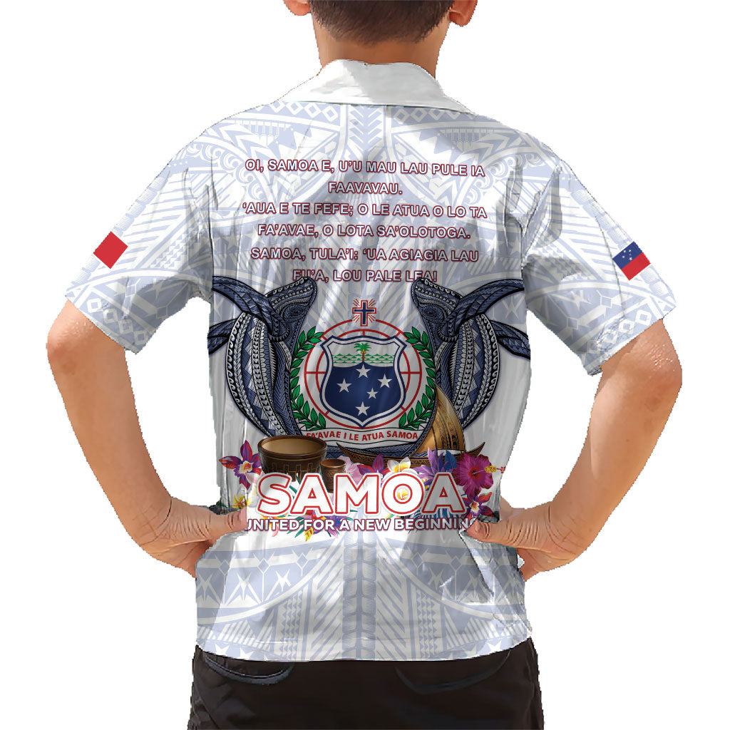 Samoa Independence Day Family Matching Mermaid Dress and Hawaiian Shirt Samoa United For A New Beginning LT05 - Polynesian Pride