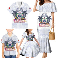 Samoa Independence Day Family Matching Mermaid Dress and Hawaiian Shirt Samoa United For A New Beginning LT05 - Polynesian Pride
