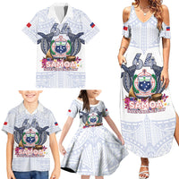Samoa Independence Day Family Matching Summer Maxi Dress and Hawaiian Shirt Samoa United For A New Beginning
