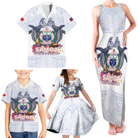 Samoa Independence Day Family Matching Tank Maxi Dress and Hawaiian Shirt Samoa United For A New Beginning