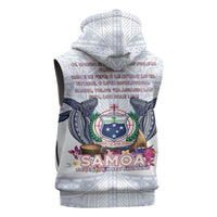 Samoa Independence Day Sleeveless Zip Hoodie Samoa United For A New Beginning