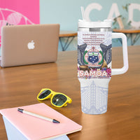Samoa Independence Day Tumbler With Handle Samoa United For A New Beginning