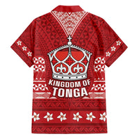 Tonga King Tupou VI Day Family Matching Long Sleeve Bodycon Dress and Hawaiian Shirt Traditional Tongan Kupesi Pattern LT05 - Polynesian Pride