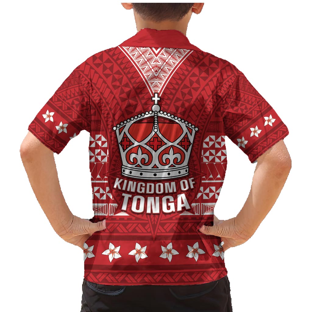 Tonga King Tupou VI Day Family Matching Mermaid Dress and Hawaiian Shirt Traditional Tongan Kupesi Pattern LT05 - Polynesian Pride