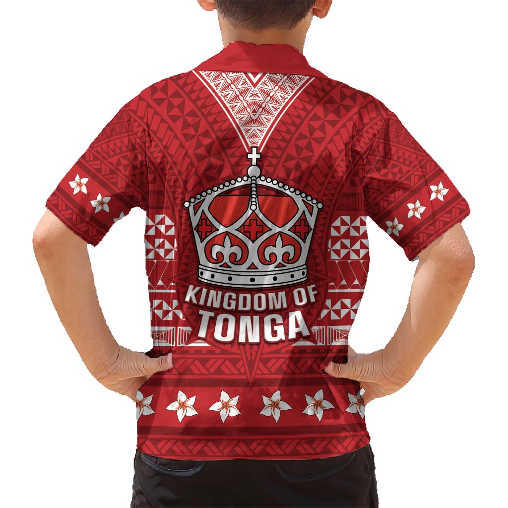Tonga King Tupou VI Day Family Matching Summer Maxi Dress and Hawaiian Shirt Traditional Tongan Kupesi Pattern LT05 - Polynesian Pride