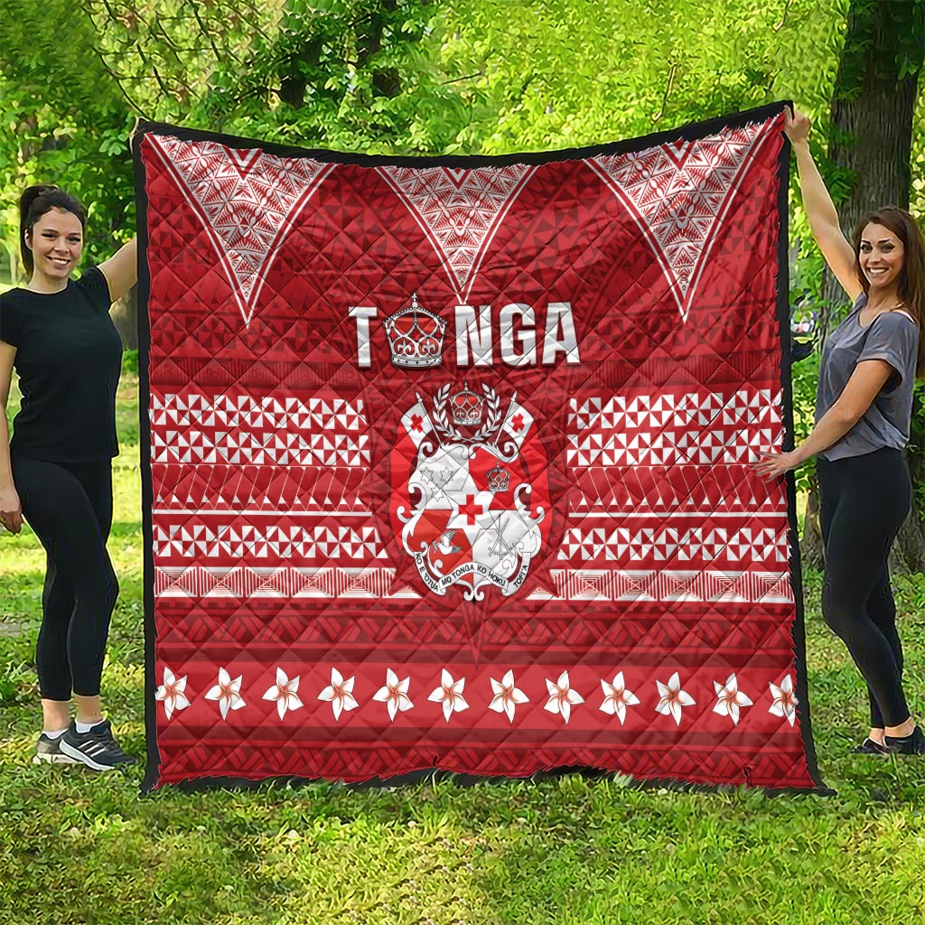 Tonga King Tupou VI Day Quilt Traditional Tongan Kupesi Pattern LT05 - Polynesian Pride