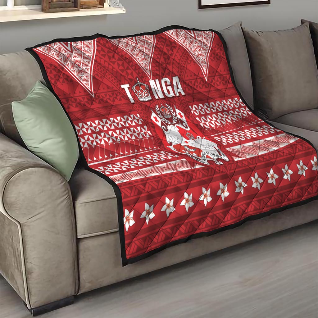 Tonga King Tupou VI Day Quilt Traditional Tongan Kupesi Pattern LT05 - Polynesian Pride