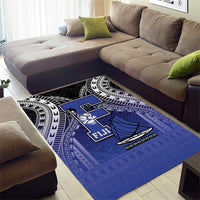 Fiji Drua Area Rug Fijian Tapa Pattern
