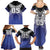 Custom Fiji Drua Family Matching Summer Maxi Dress and Hawaiian Shirt Fijian Tapa Pattern