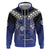 Custom Fiji Drua Hoodie Fijian Tapa Pattern
