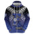 Custom Fiji Drua Hoodie Fijian Tapa Pattern