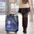 Fiji Drua Luggage Cover Fijian Tapa Pattern