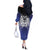 Custom Fiji Drua Off The Shoulder Long Sleeve Dress Fijian Tapa Pattern