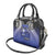 Fiji Drua Shoulder Handbag Fijian Tapa Pattern