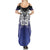 Custom Fiji Drua Summer Maxi Dress Fijian Tapa Pattern