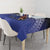 Fiji Drua Tablecloth Fijian Tapa Pattern
