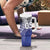 Custom Fiji Drua Tumbler With Handle Fijian Tapa Pattern