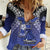 Custom Fiji Drua Women Casual Shirt Fijian Tapa Pattern