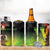 Aboriginal Dot Art Vanuatu Personalised 4 in 1 Can Cooler Tumbler Tropical Flowers