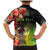 Aboriginal Dot Art Vanuatu Personalised Family Matching Mermaid Dress and Hawaiian Shirt Tropical Flowers
