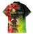 Aboriginal Dot Art Vanuatu Personalised Family Matching Mermaid Dress and Hawaiian Shirt Tropical Flowers