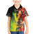 Aboriginal Dot Art Vanuatu Personalised Family Matching Mermaid Dress and Hawaiian Shirt Tropical Flowers