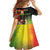 Aboriginal Dot Art Vanuatu Personalised Family Matching Short Sleeve Bodycon Dress and Hawaiian Shirt Tropical Flowers