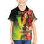 Aboriginal Dot Art Vanuatu Personalised Family Matching Short Sleeve Bodycon Dress and Hawaiian Shirt Tropical Flowers