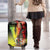 Aboriginal Dot Art Vanuatu Luggage Cover Tropical Flowers