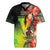 Aboriginal Dot Art Vanuatu Personalised Rugby Jersey Tropical Flowers