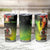 Aboriginal Dot Art Vanuatu Personalised Tumbler Cup Tropical Flowers