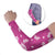 Hawaii Monstera Deliciosa Arm Sleeves Pink Plumeria Polynesian Pattern - Polynesian Pride
