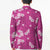 Hawaii Monstera Deliciosa Blazer Pink Plumeria Polynesian Pattern - Polynesian Pride
