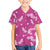 Hawaii Monstera Deliciosa Family Matching Tank Maxi Dress and Hawaiian Shirt Pink Plumeria Polynesian Pattern - Polynesian Pride