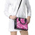 Hawaii Monstera Deliciosa Shoulder Handbag Pink Plumeria Polynesian Pattern - Polynesian Pride